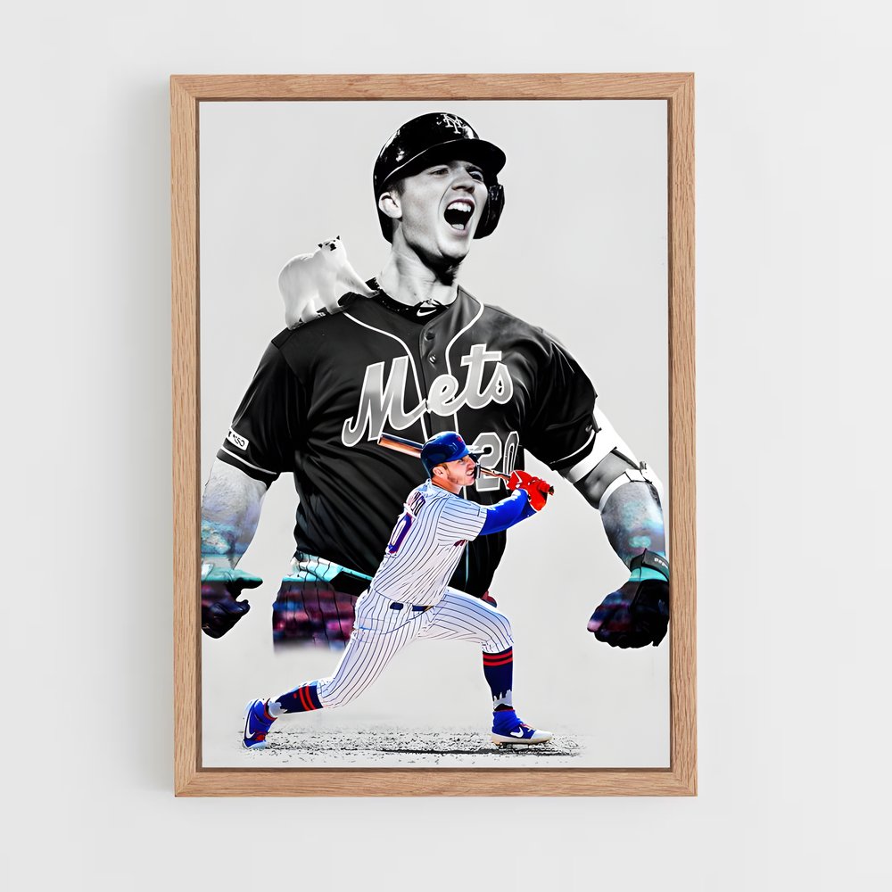 Poster Pete Alonso Baseball Touche poétique (vue 4)